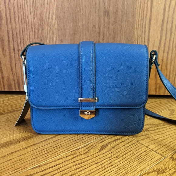 Navy blue crossbody bag - Picture 1 of 7
